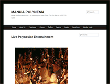 Tablet Screenshot of manuiapolynesia.com